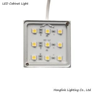 Ultra-Thin Modern Furniture Square SMD5050 12V 1.8W LED Cabinet Light