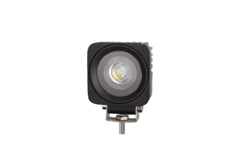 Waterproof IP68 10W 12/24V Square 2.5" Spot/Flood LED Car Light for Offroad Vehicle