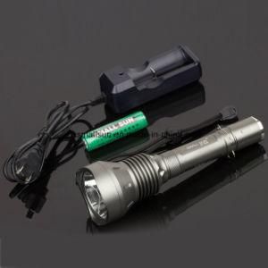 Aluminium Alloy LED Flashlight with Li-ion Battery