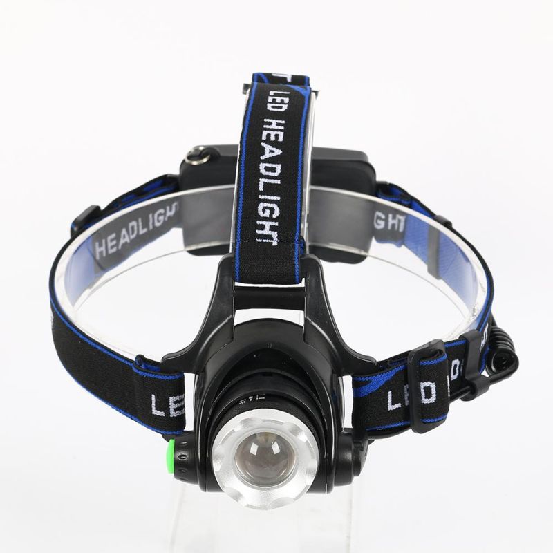 Yichen Classic 300 Lumen Zoomable LED Headlamp with Rechargeable Batteries and Adaptor