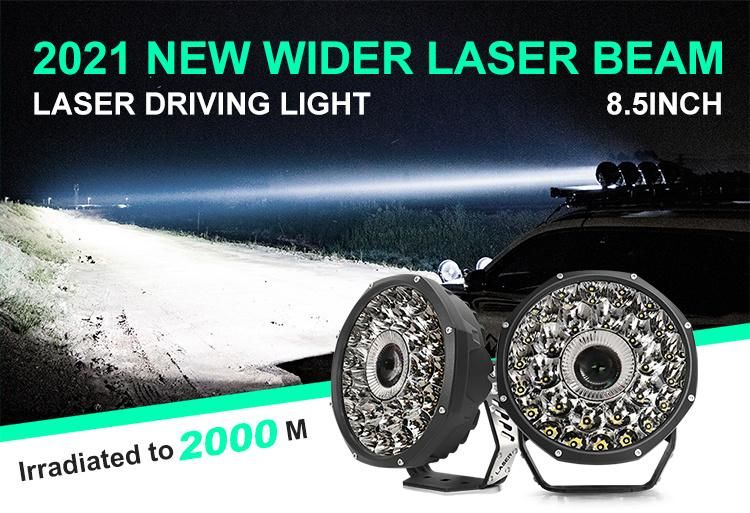 High Power Newest Spot Beam Lamp Auto Car Lights Marine Boat 152W Offroad 8.5 Inch Laser LED Driving Light Work Light