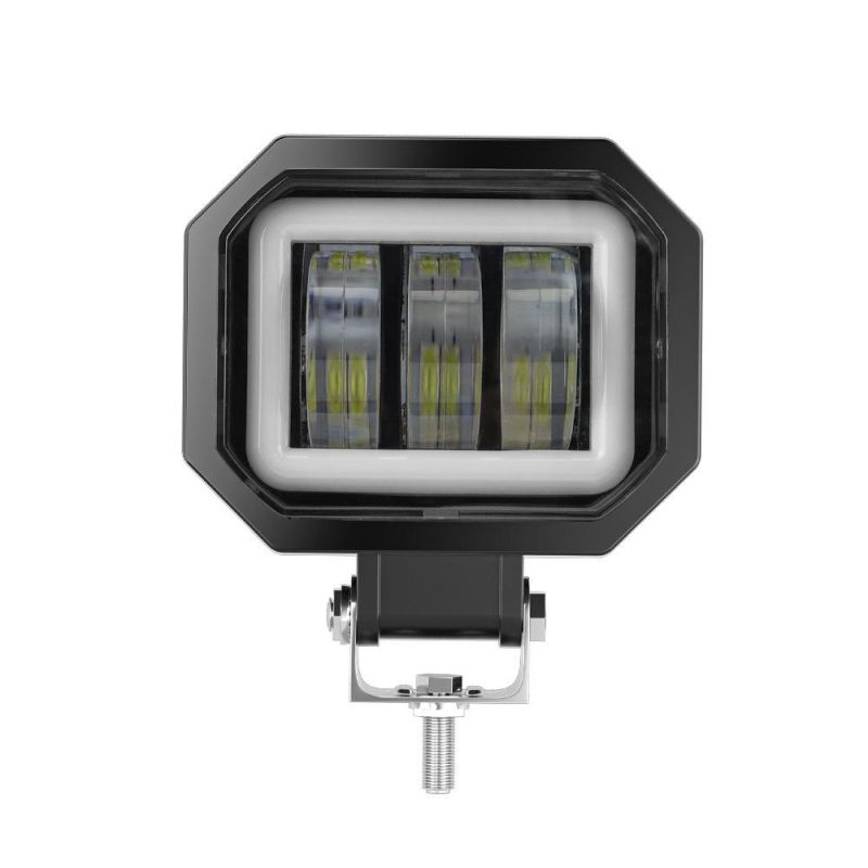 Dxz 30W 7D CREE COB Light Bar Angel Eyes Car Work Light Auto Accessories Auto Parts Spot Light