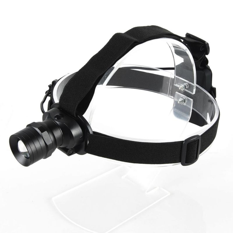 Yichen Classic 300 Lumen Zoomable LED Headlamp with Rechargeable Batteries and Adaptor