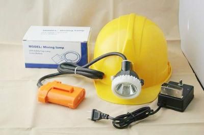 Rechargeable LED Cordless Miner Head Helmet Explosion-Proof Safety Headlamp Underground Coal Mining Cap Lighting Lamp