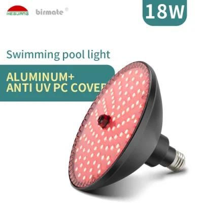 AC12V 18W E26 Bulb Edison Base RGB Swimming Pool Lighting LED Pool Light