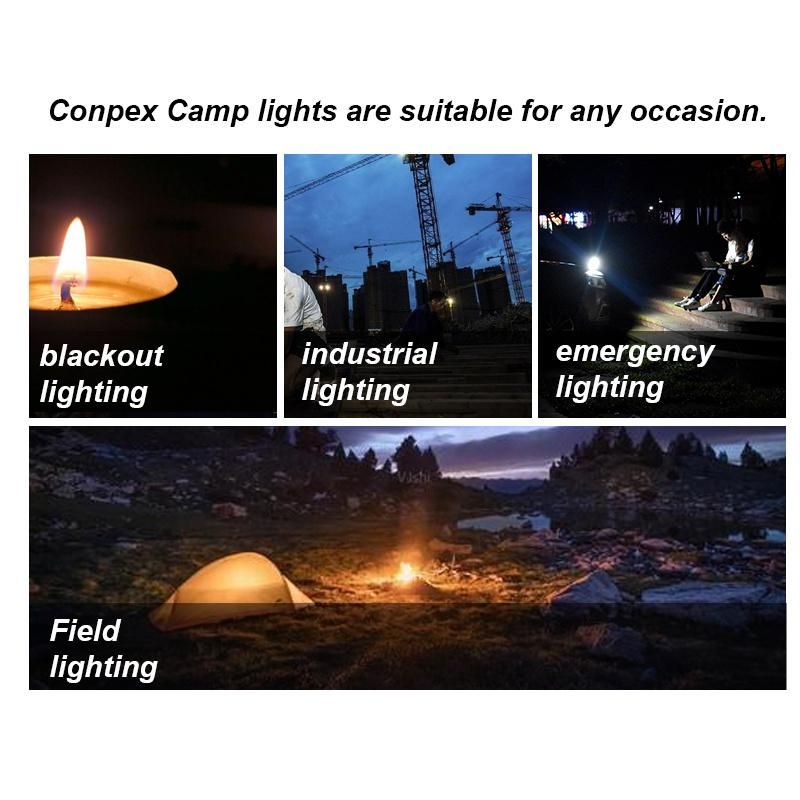 Mini Indoor Outdoor LED Emergency Portable Folded Camping Lantern Light