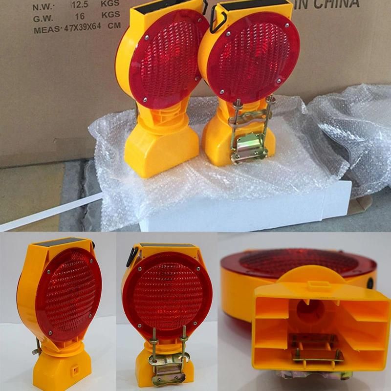 Solar Traffic Warning Blinker Cone Light
