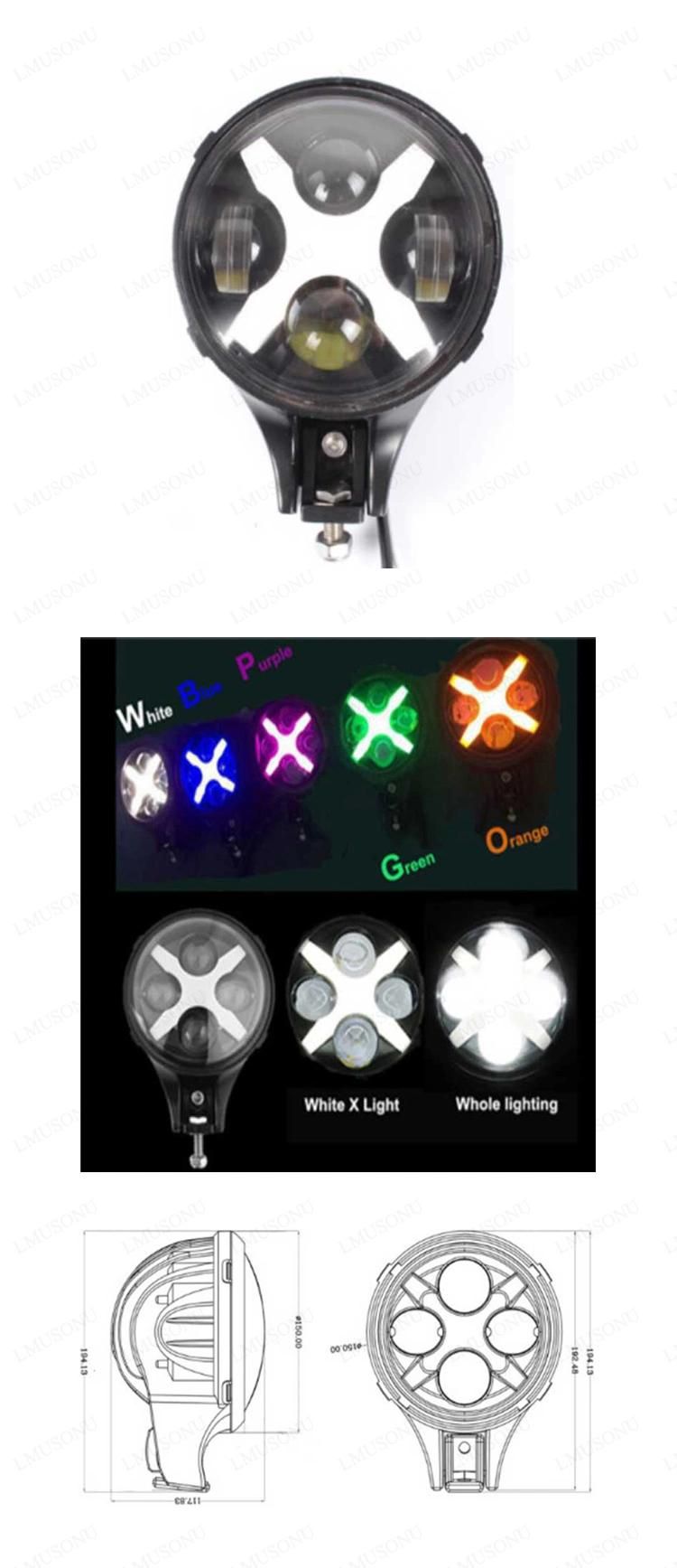 6" Offroad Jeep Wrangler LED Work Light 60W Bridgelux 4PCS*15W