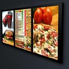 Snap Open Aluminum Frame Ultra Thin Light Box for Advertising