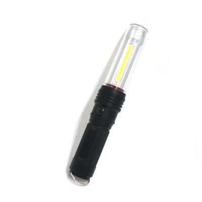 Goldmore10 New COB Warning Function Work Light LED Flashlight for Emergency Outdoor