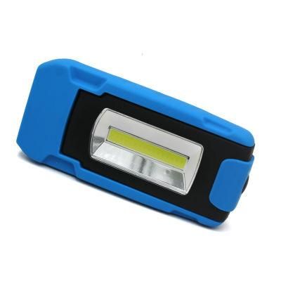 COB LED Flashlight Work Light Inspection Lamp Strong Magnet Mini Lighting LED Torch with Hook