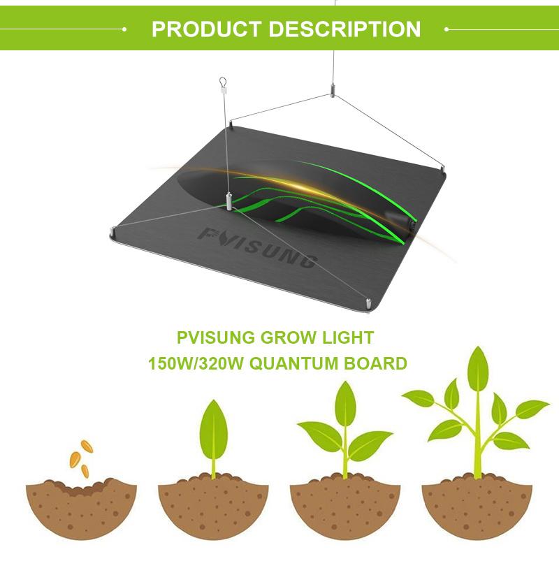 New Arrival Bluetooth Grow Light Full Spectrum LED Samsung Lm301b 320W Hydroponic Waterproof LED Grow Light