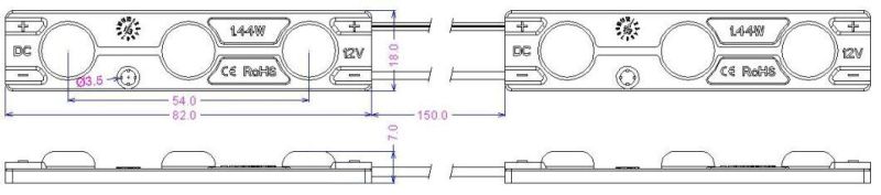 Very Good Price 12V Waterproof 5730 SMD Injection LED Module for Box Sign