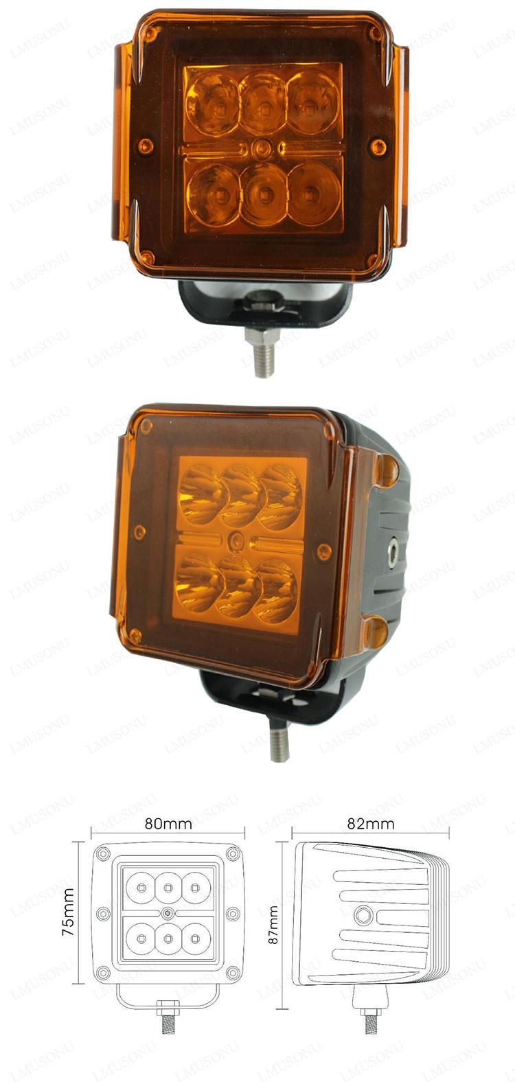 3 Inch 18W 6000K CREE Car LED Work Light Ce RoHS