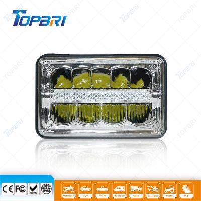 4X6&quot; LED High Low Beam 55W LED Headlight for Motorcycle