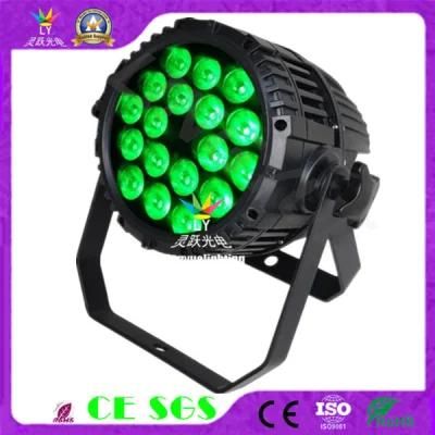 Color Change IP65 Waterproof 18X10W LED PAR Can Light