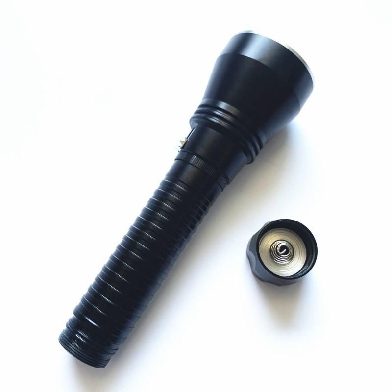 Strong Light Xhp70 Aluminum Alloy Yellow Light Diving Flashlight