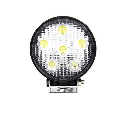 4 Inch 18 W Round Car Luxeon Zes LED Work Light 6PCS 3W LEDs Square 18wr 18ws Faro LED Farol De Trabalho LED Quadrado Farol De Milha