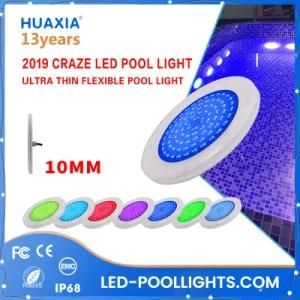 35W RGB Underwater Lamp Pool Lighting Ultrathin 10mm IP68 Wall Mounted 12V Piscina LED Swimming Pool Light