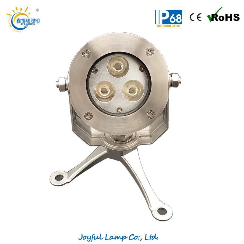 IP68 6W Waterproof Swimming Light Outdoor Underwater Light LED Underwater Spot Light with Tripod
