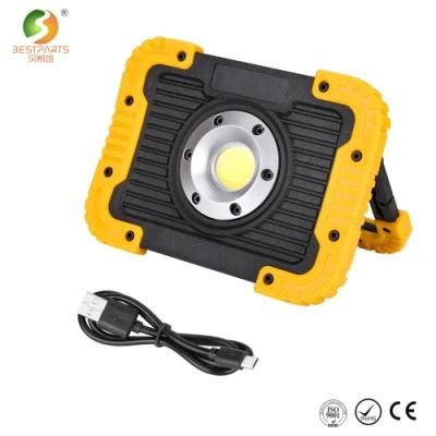 Wholesale 900 Lumen Car Inspection Spotlight 10W LED Working Lamp with Magnetic Hook High Quality Rotating Handle COB LED Work Light
