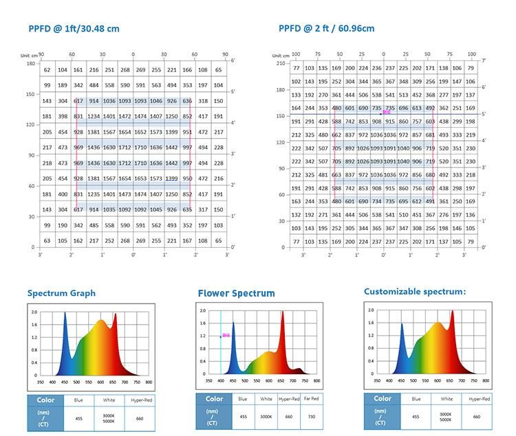 3000K+5000K High Efficient LED Grow Light for Indoor Growing Business