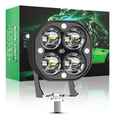 Dxz Wholesale Mini 3inch 40W White Yellow Spot LED Pods Light 4X4 off Road Fog Driving Lights for Truck UTV Tractors