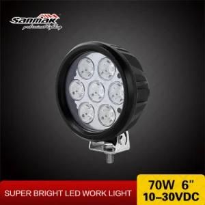 70W 6&quot; High Intensity CREE 10W LED Driving Light