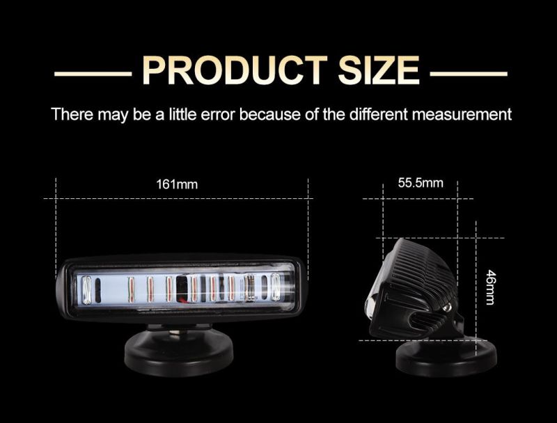 High Quality 18W IP68 12V Offroad LED Work Lights White LED Fog Light