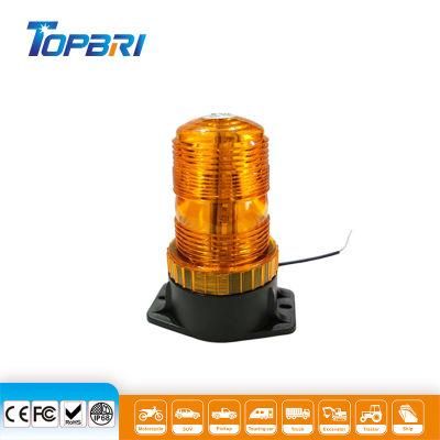 12V 24V LED Flashing Amber Beacon Light for Trucks Trailer Forklift