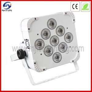 9PCS 5in1 RGBWA Wireless DMX LED PAR