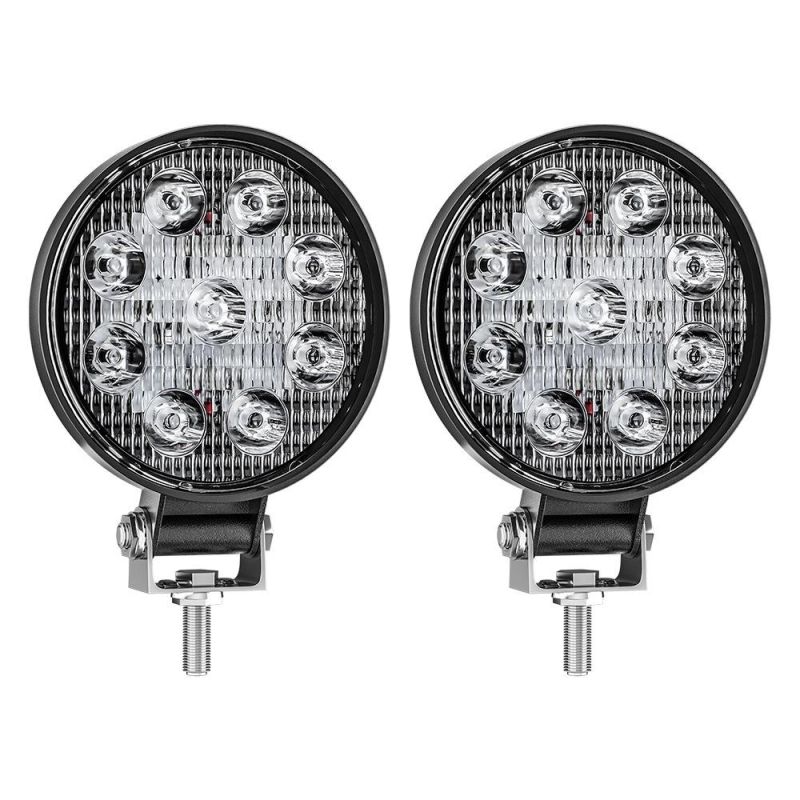 Dxz 4X4 LED Offroad SUV Heavy Truck LED Working Light 4 Inch 9 LED 27W 20mm Work Light Round