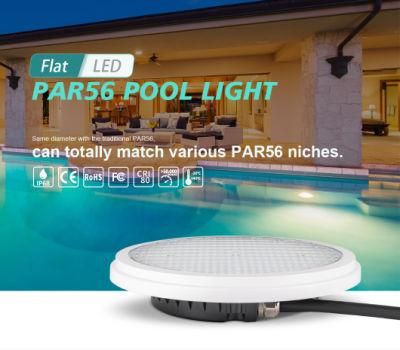 12V 18W 1800lm IP68 Structure Waterproof PAR56 Swimming Pool LED Lights