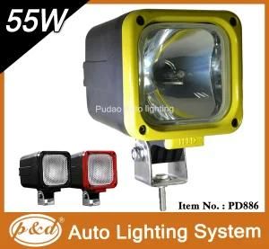 CE IP67 RoHS Heavy-Duty 9-32V 55W HID Working Light (PD886)