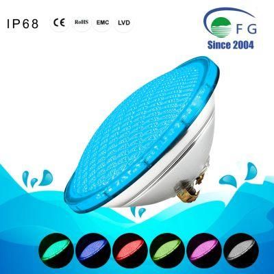 IP68 AC12V Glass PAR56 35W 207PC 2835SMD RGB Switch Controlled LED Underwater Swimming Pool Bulb