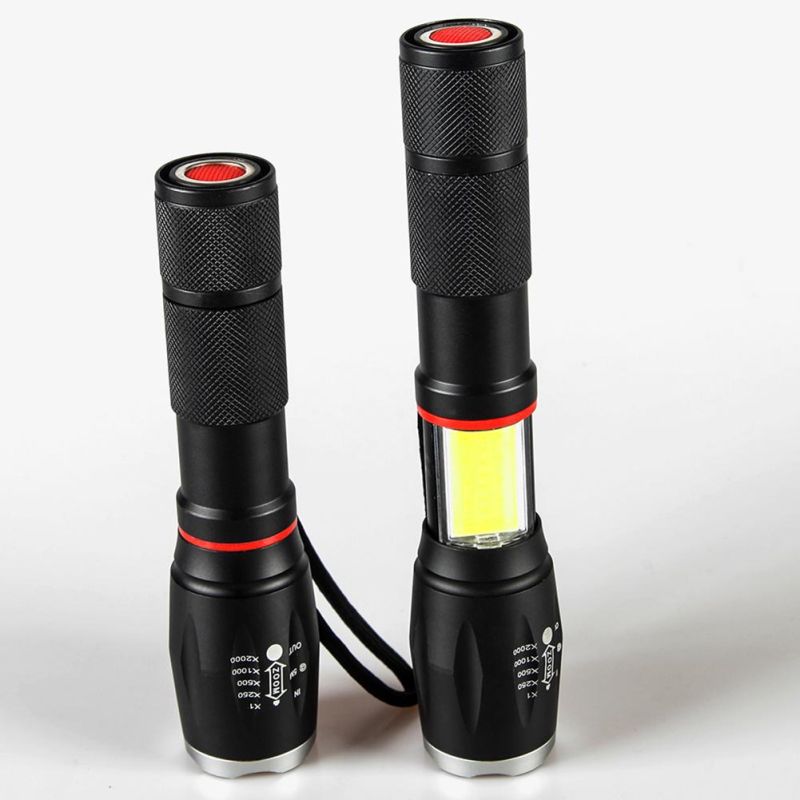 Yichen 200 Lumens Zoom COB LED Flashlight