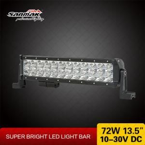 13.5&quot; Spot/Flood SUV ATV 72W LED Light Bars for Trucks