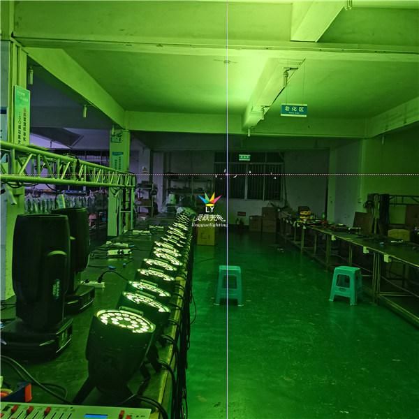 Indoor 24X18W Rgbwauv 6in1 DJ Disco DMX LED PAR Can Stage Light