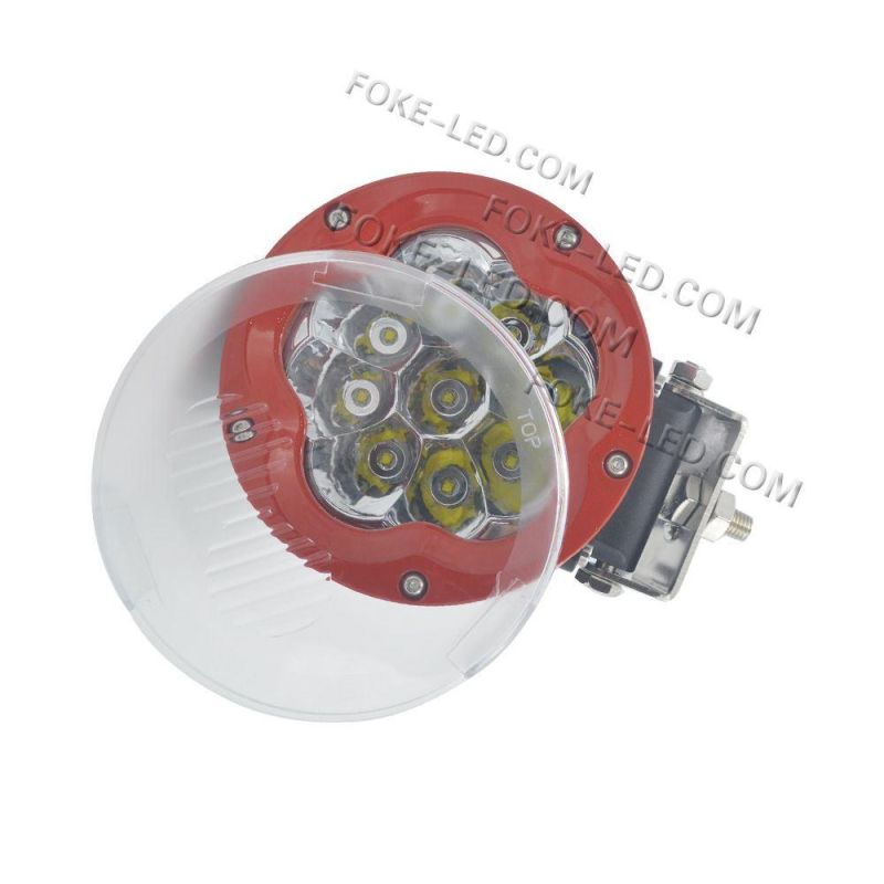 45W Round Projector LED Offroad Work Light Spot Driving Lamp for Offroad ATV SUV Car Truck Boat