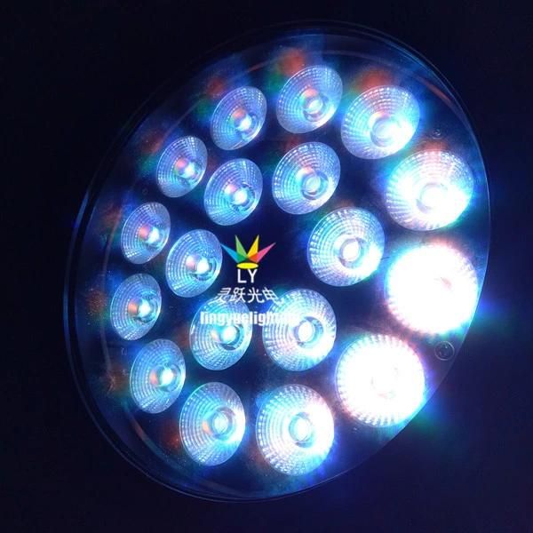 DMX 18X18W RGBWA UV Flat Outdoor LED PAR Stage Light