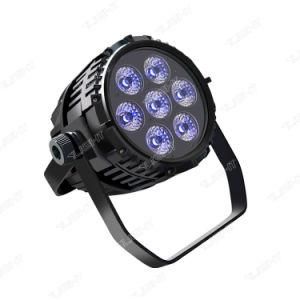 RGBW 4in1 7X10W Outdoor Waterproof LED PAR Stage Light for DJ/Wedding Party/Disco/Club