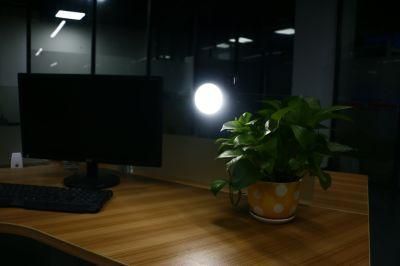 LED Table Desk Lamp 10W Wireless Charging with Calendar Temperature Reading Light