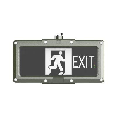 Zone 1 Class 1 Ex Proof LED Lighting Underground Coal Mining Explosion Proof Exit LED Emergency Light Fixture Sign Lamp