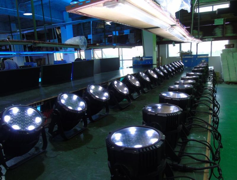 High Quality Waterproof Full Color 54LEDs 3W RGBW Outdoor LED PAR Can Stage Effect Light