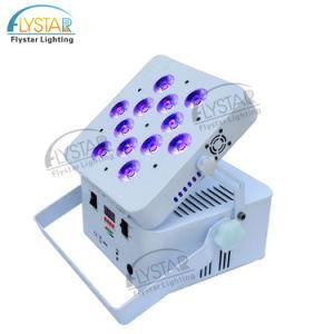 LED DMX 12PCS Wireless Battery PAR Light for Stage