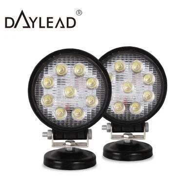 27W LED Work Light Bar Spot Flood Beam Offroad Driving Light for Motorcycles Cars SUV Truck