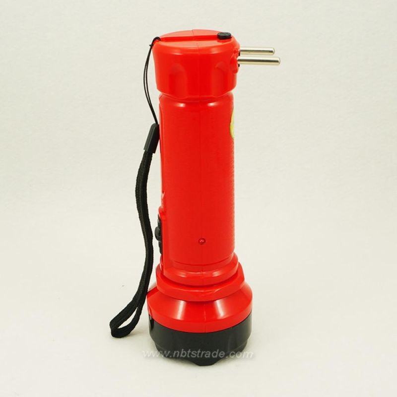 Rechargeable LED Torch Direct Charging Flashlight