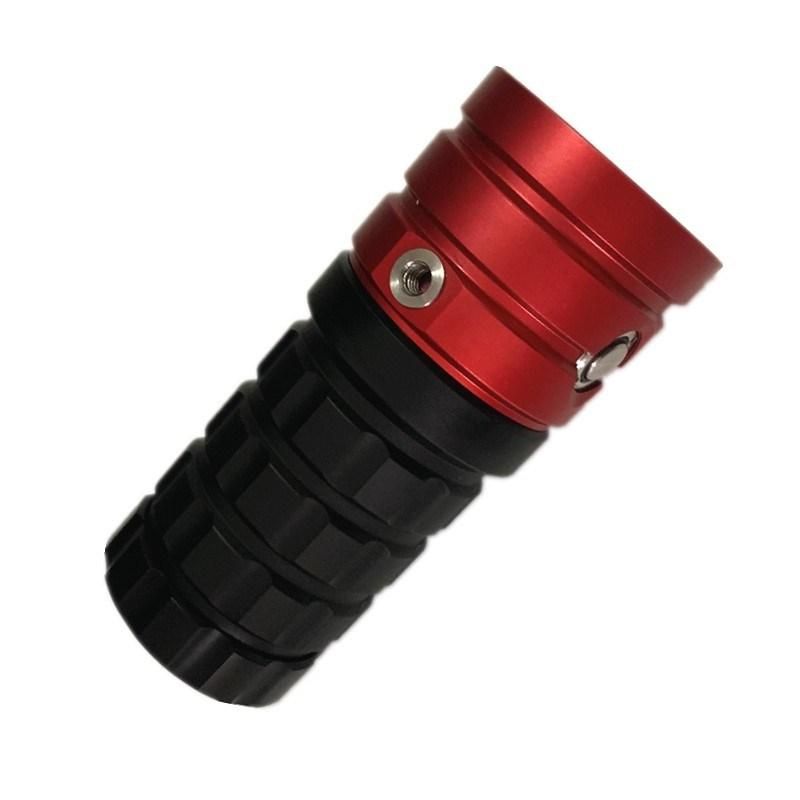 Built-in 14400mAh Battery Warm White Light 8 P70 Underwater Photography Fill Light Diving Flashlight