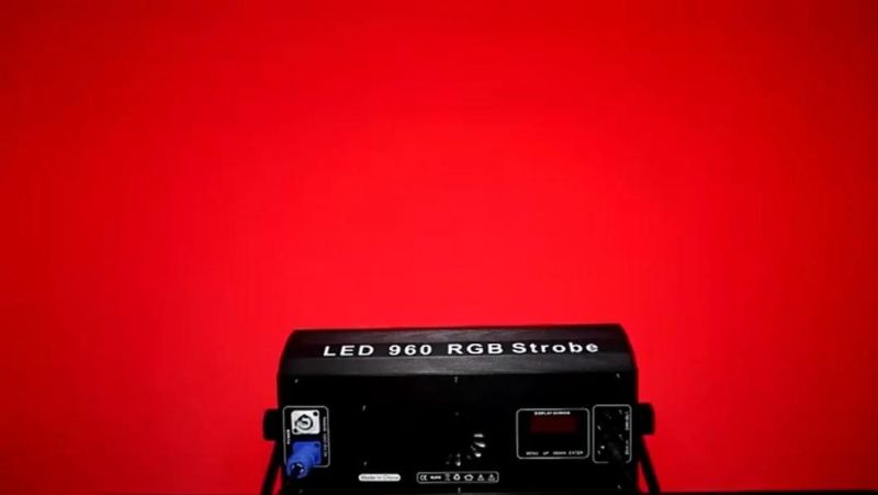 1000W RGB Atomic Strobe Light with DMX Stage Strobe Audience Blinder