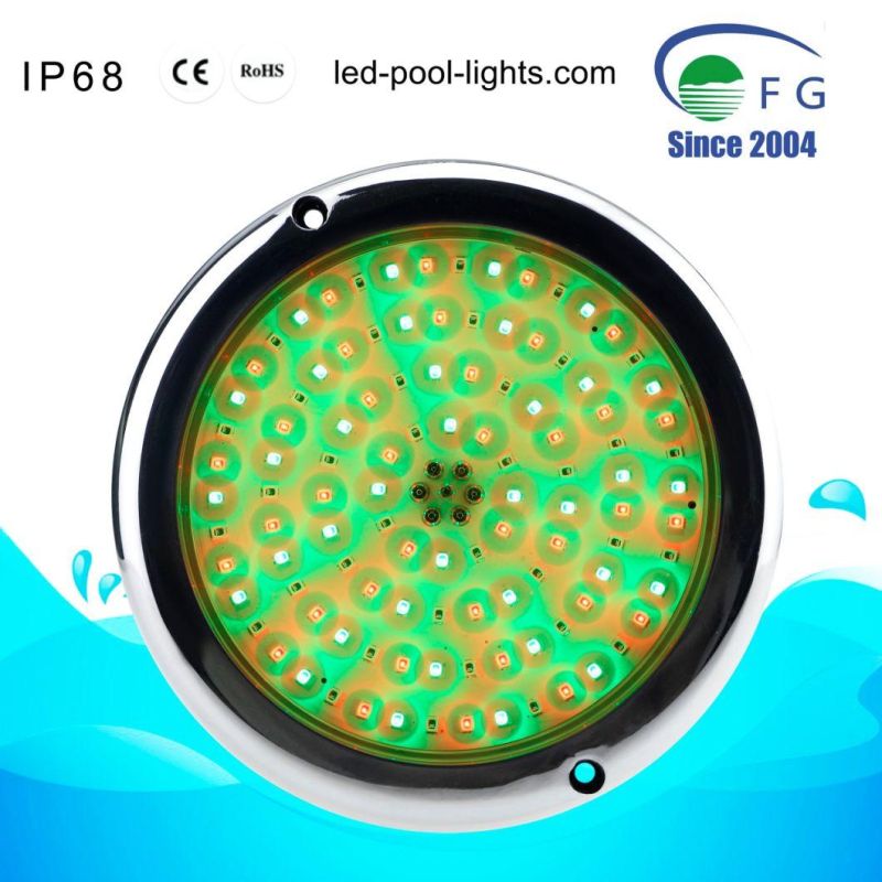 New Model-150mm 316ss/PC Mini 10-18W Resin Filled Wall Mounted LED Pool Lights